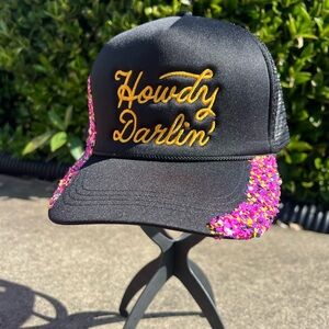 Sparkle Howdy Darlin Trucker Hat